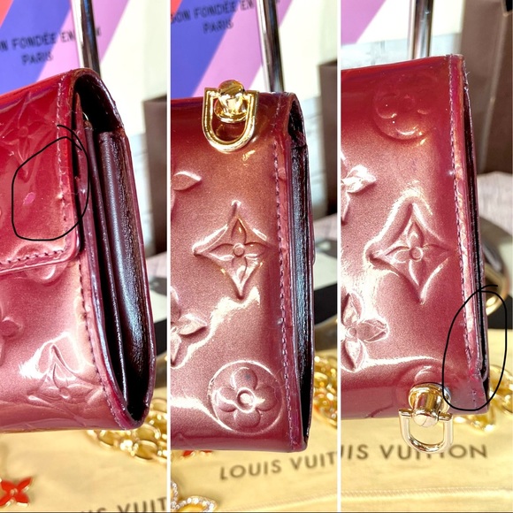 Louis Vuitton Bordeaux color vernis Sarah wallet crossbody - Picture 14 of 16